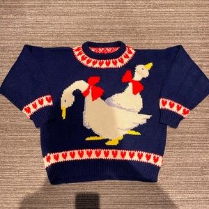 VINTAGE PATONS PATTERN SWEATER